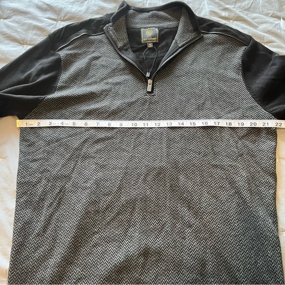 FX Fusion Men's Gray Long Sleeve Pullover Sweater Size M - Picture 11 of 12